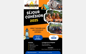 Stage cohésion Jeune Octobre 2025